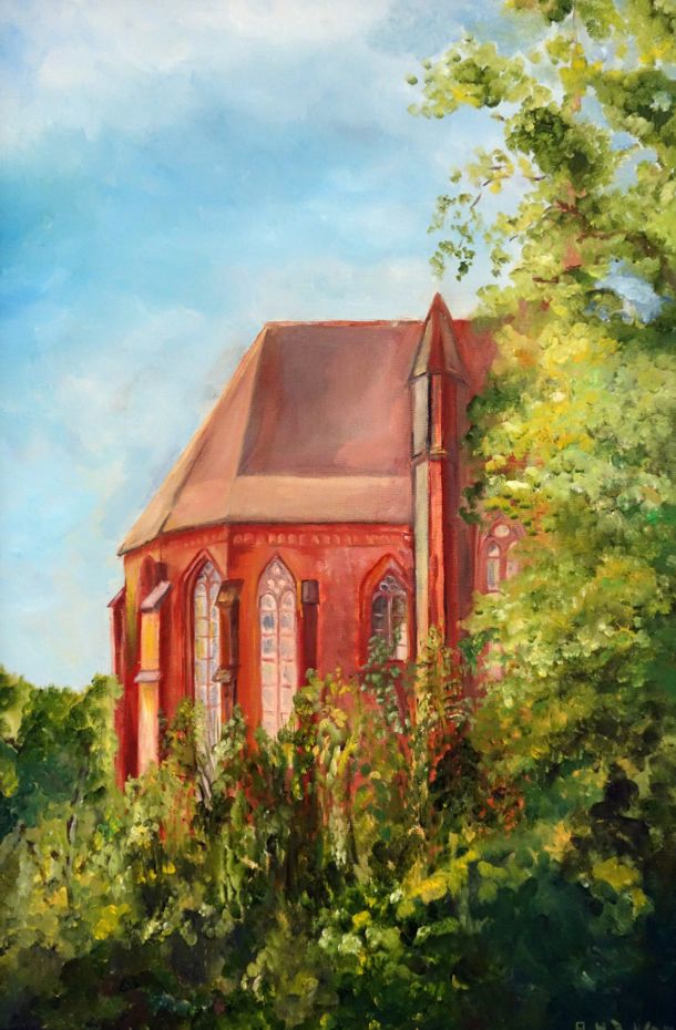 Kloster Chorin - Acryl auf Leinwand