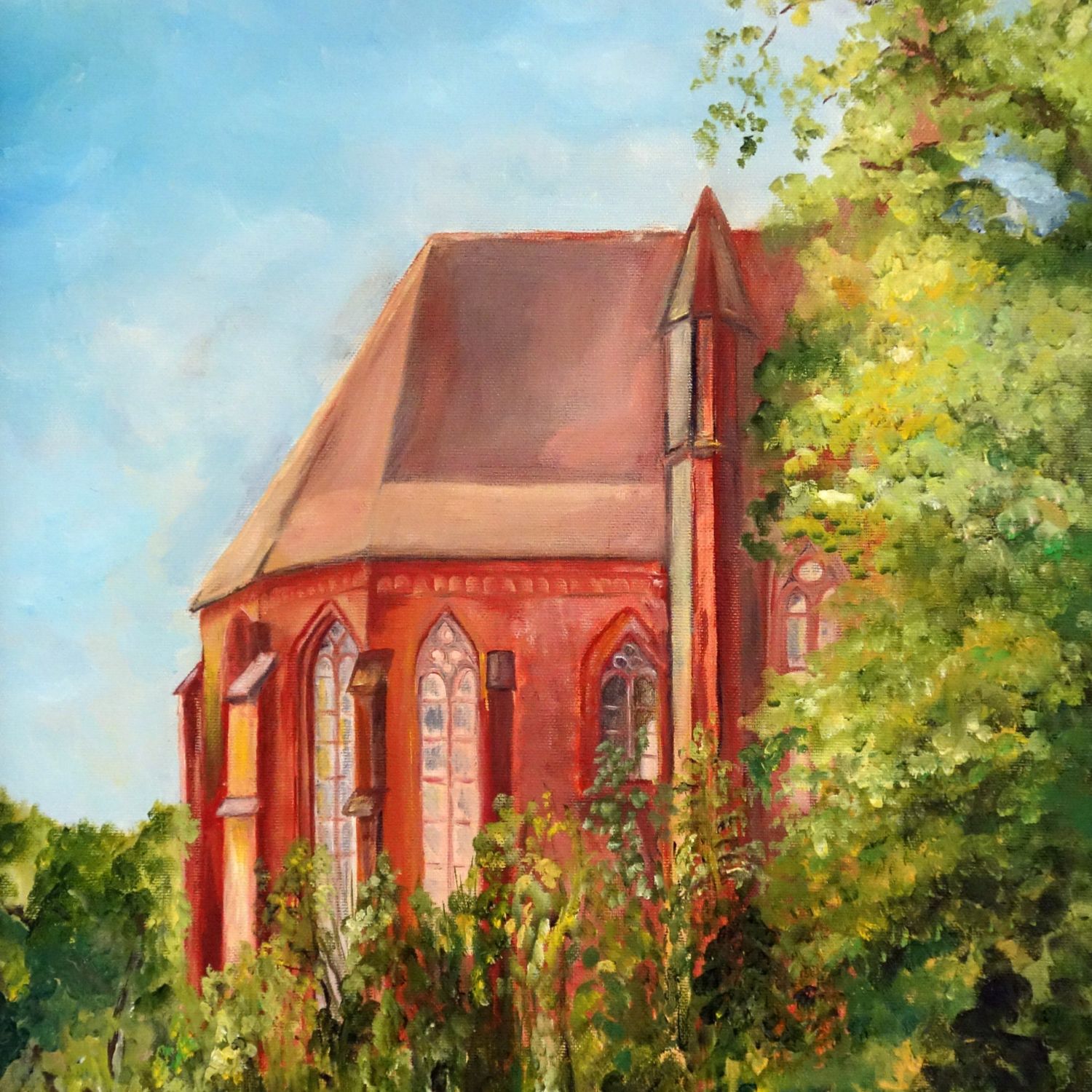 Kloster Chorin - Acryl auf Leinwand